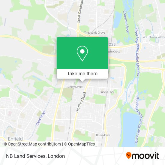 NB Land Services map