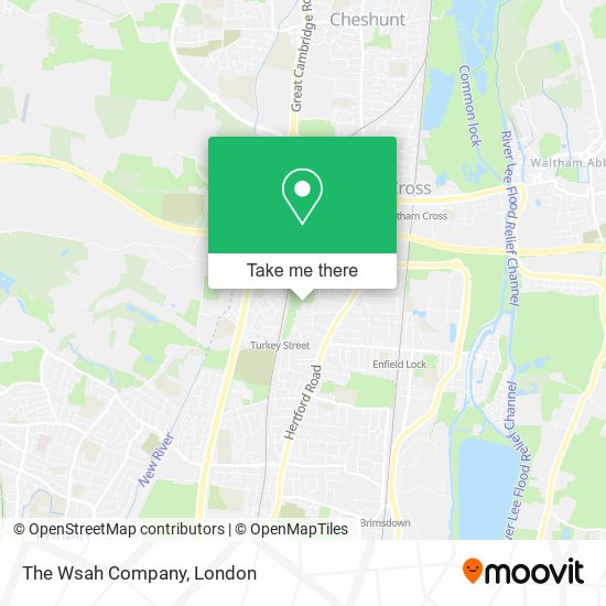 The Wsah Company map
