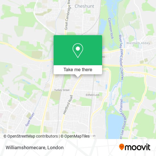 Williamshomecare map
