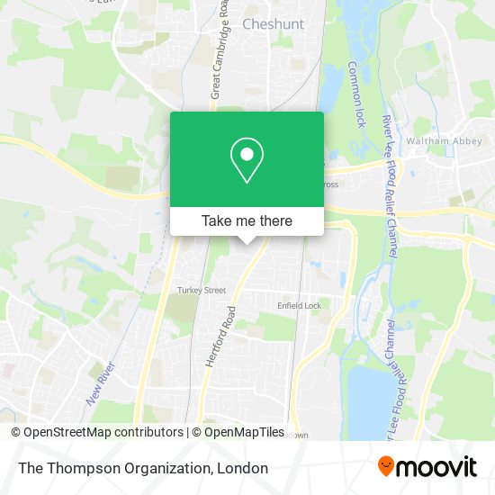 The Thompson Organization map