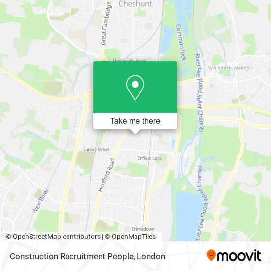 Construction Recruitment People map