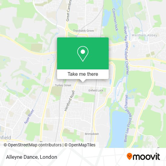 Alleyne Dance map