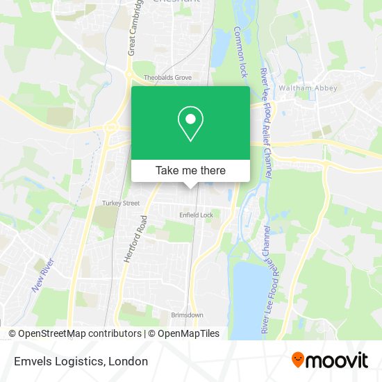 Emvels Logistics map