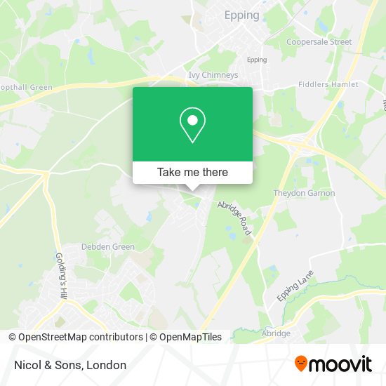 Nicol & Sons map