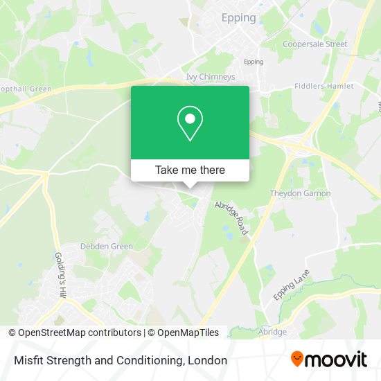 Misfit Strength and Conditioning map