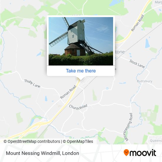 Mount Nessing Windmill map