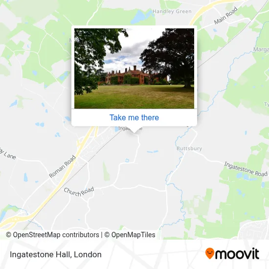 How to Get to Ingatestone Hall in Brentwood by Bus, Train or Tube?