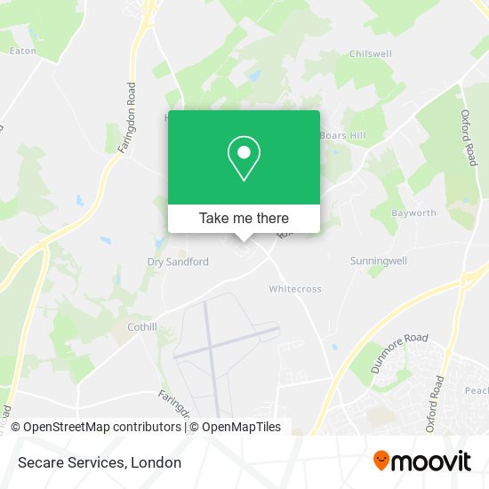 Secare Services map
