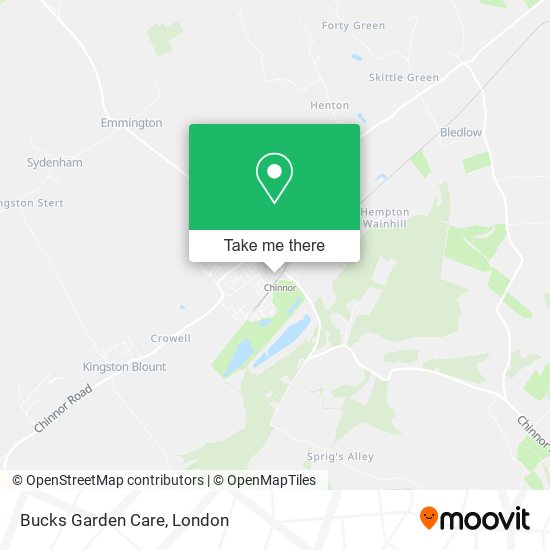 Bucks Garden Care map