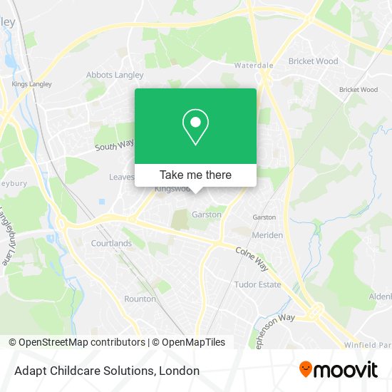 Adapt Childcare Solutions map