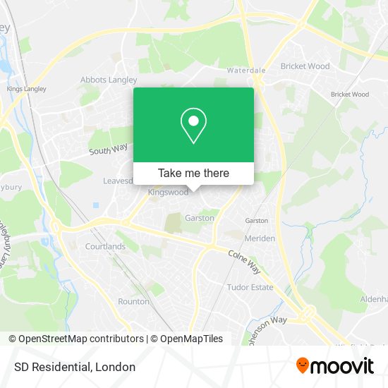 SD Residential map