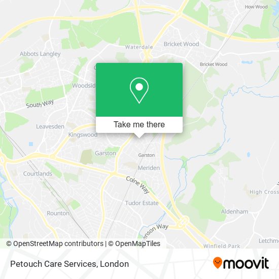 Petouch Care Services map