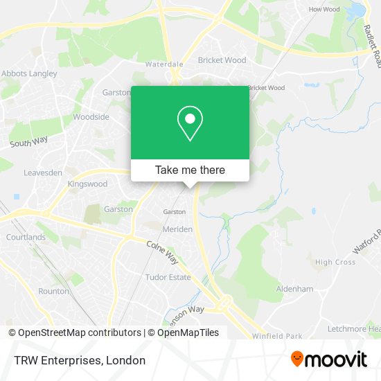 TRW Enterprises map