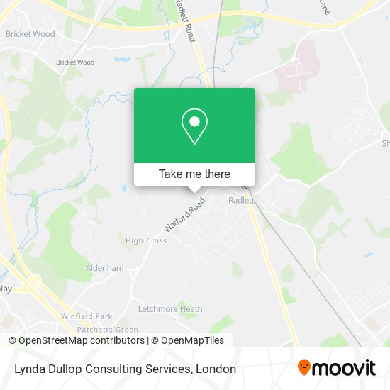 Lynda Dullop Consulting Services map