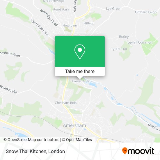 Snow Thai Kitchen map