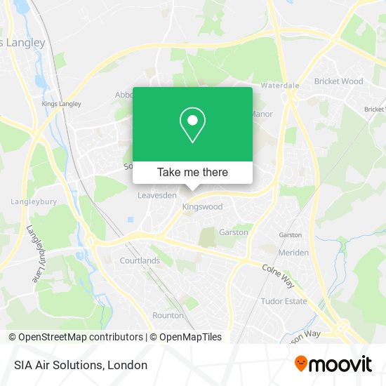 SIA Air Solutions map