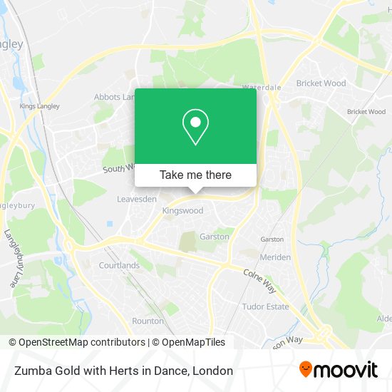 Zumba Gold with Herts in Dance map