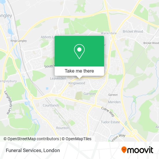 Funeral Services map