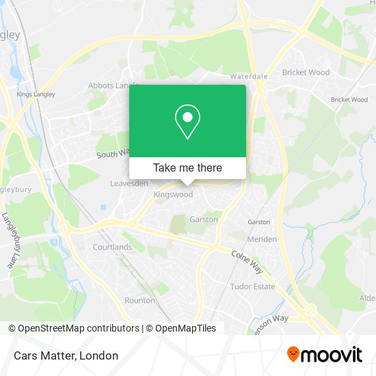 Cars Matter map