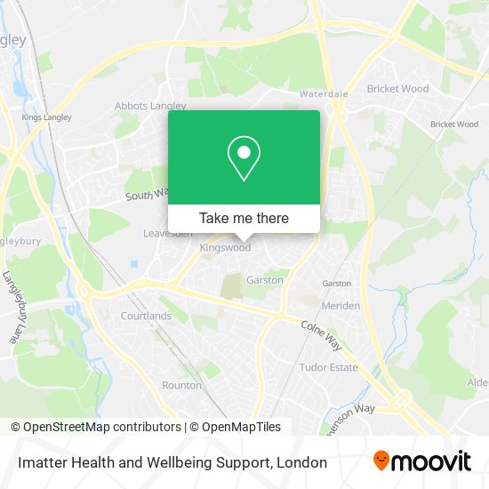 Imatter Health and Wellbeing Support map