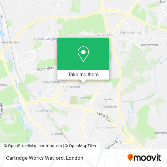 Cartridge Works Watford map