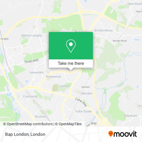 Bap London map