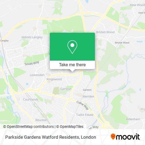 Parkside Gardens Watford Residents map