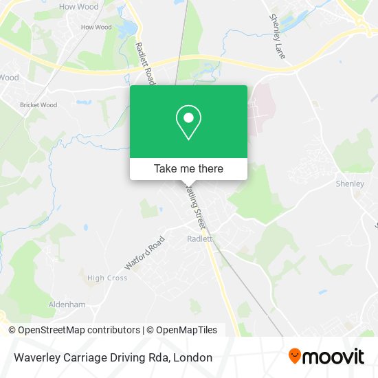 Waverley Carriage Driving Rda map