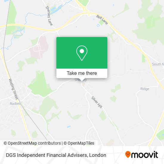 DGS Independent Financial Advisers map