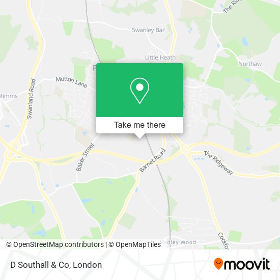 D Southall & Co map