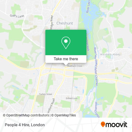 People 4 Hire map