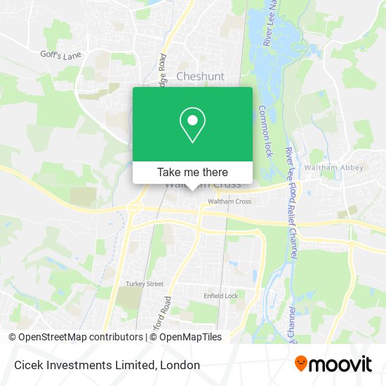 Cicek Investments Limited map