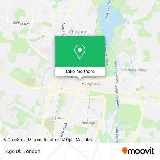 Age Uk map