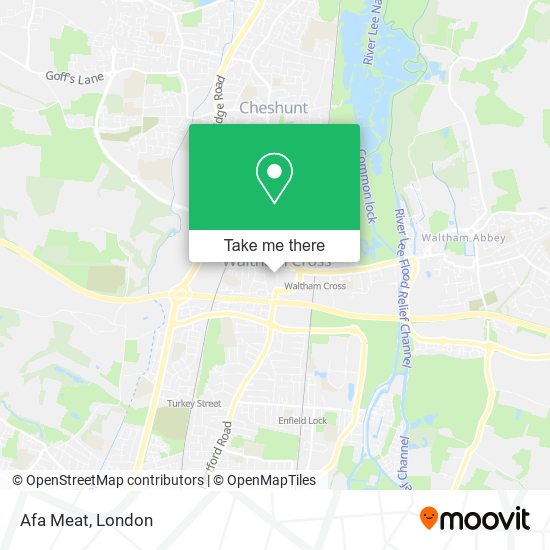 Afa Meat map