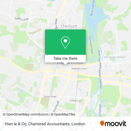 Hien le & Co, Chartered Accountants map