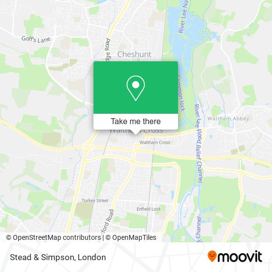 Stead & Simpson map