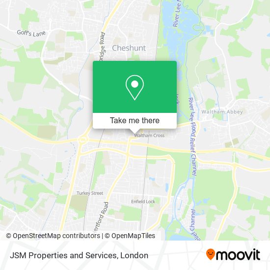 JSM Properties and Services map