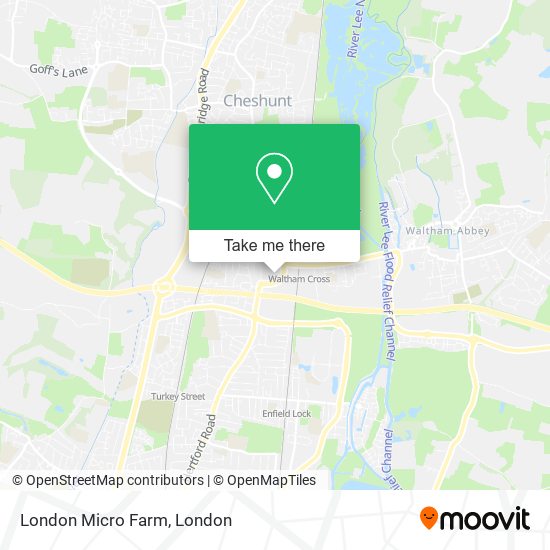 London Micro Farm map