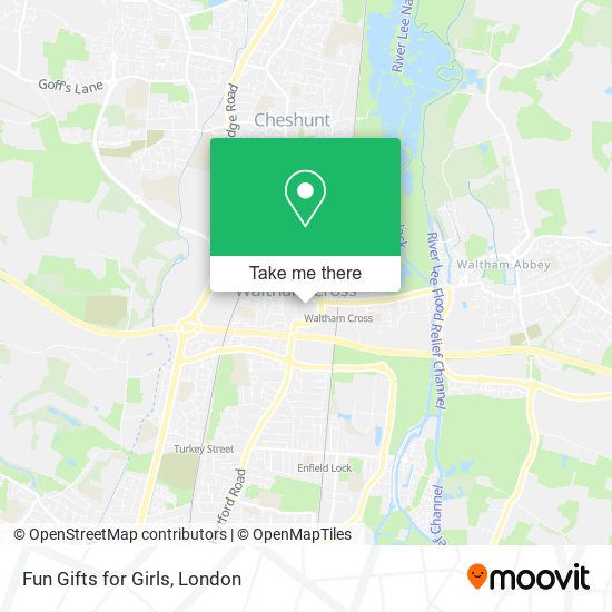 Fun Gifts for Girls map