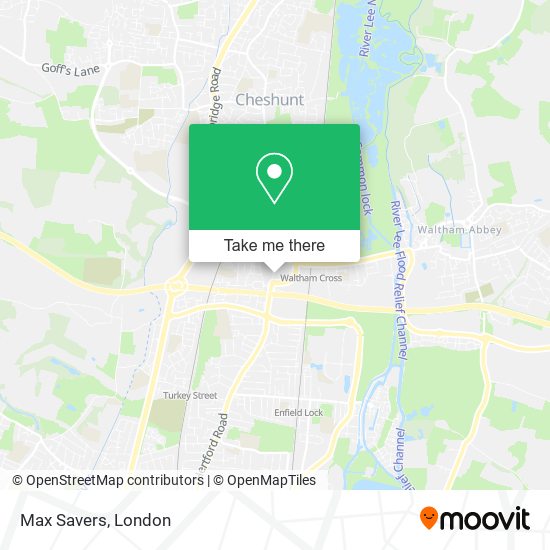 Max Savers map