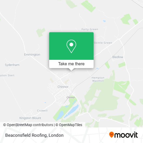 Beaconsfield Roofing map