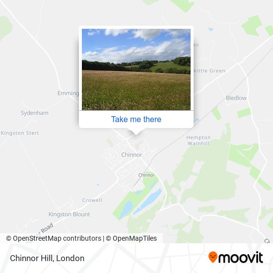 Chinnor Hill map