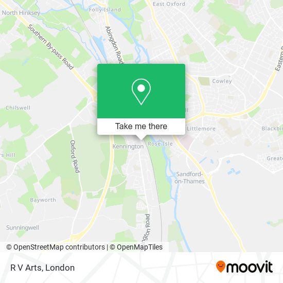 R V Arts map