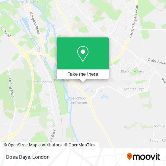 Dosa Days map