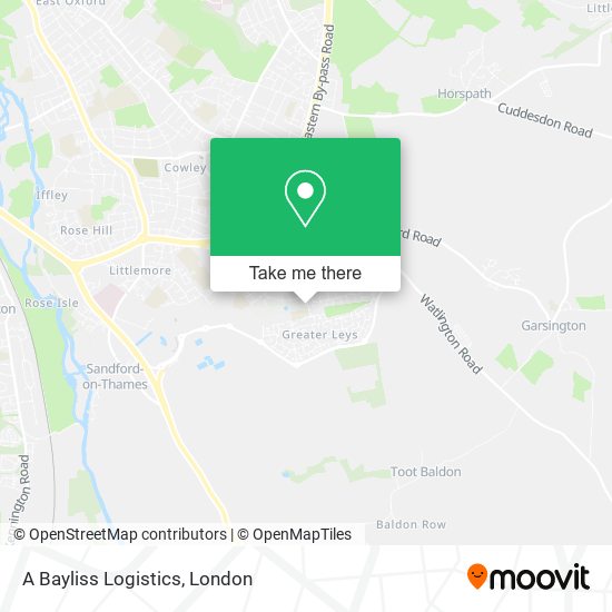 A Bayliss Logistics map