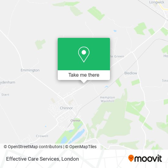 Effective Care Services map
