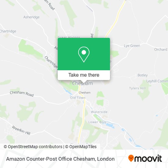 Amazon Counter-Post Office Chesham map