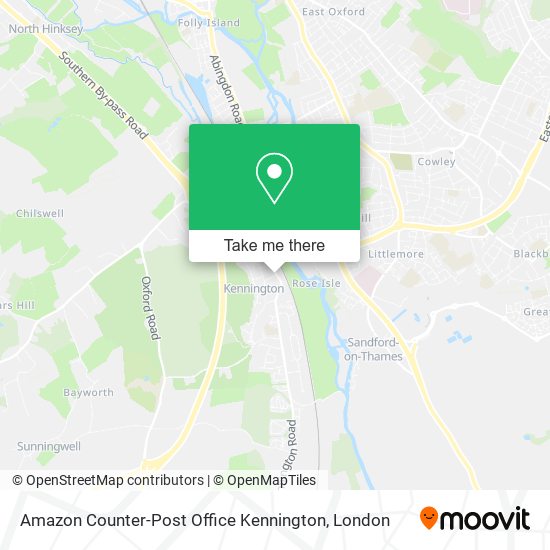 Amazon Counter-Post Office Kennington map