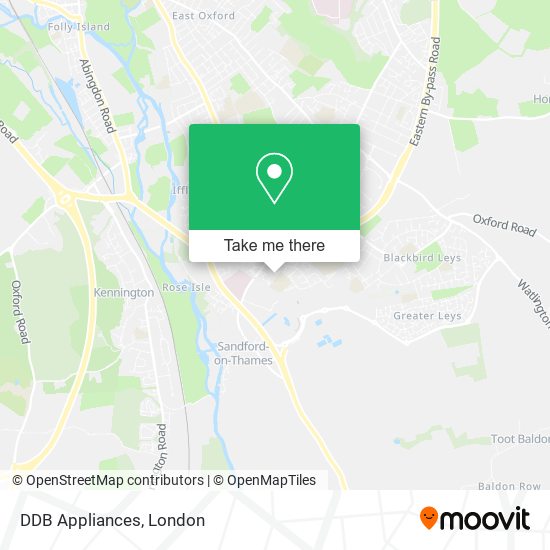 DDB Appliances map
