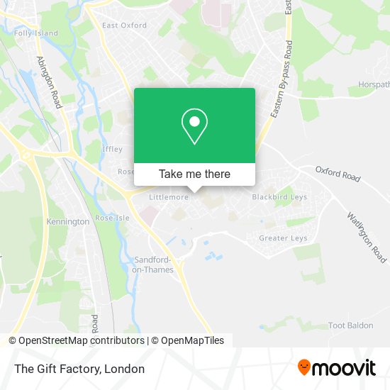 The Gift Factory map